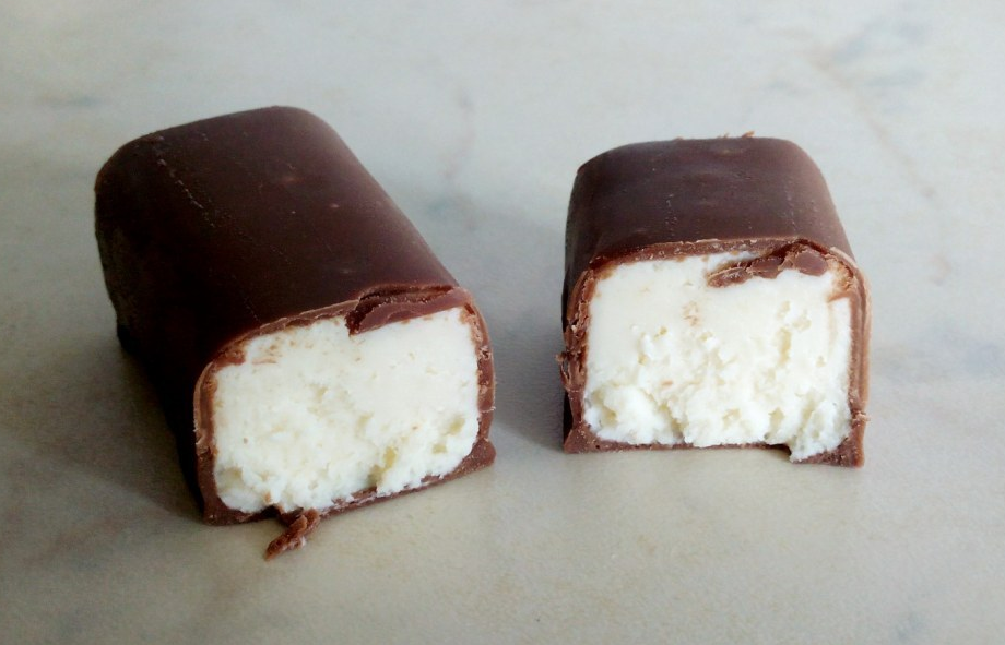 Внутренность творожного сырка Внутренность творожного сырка